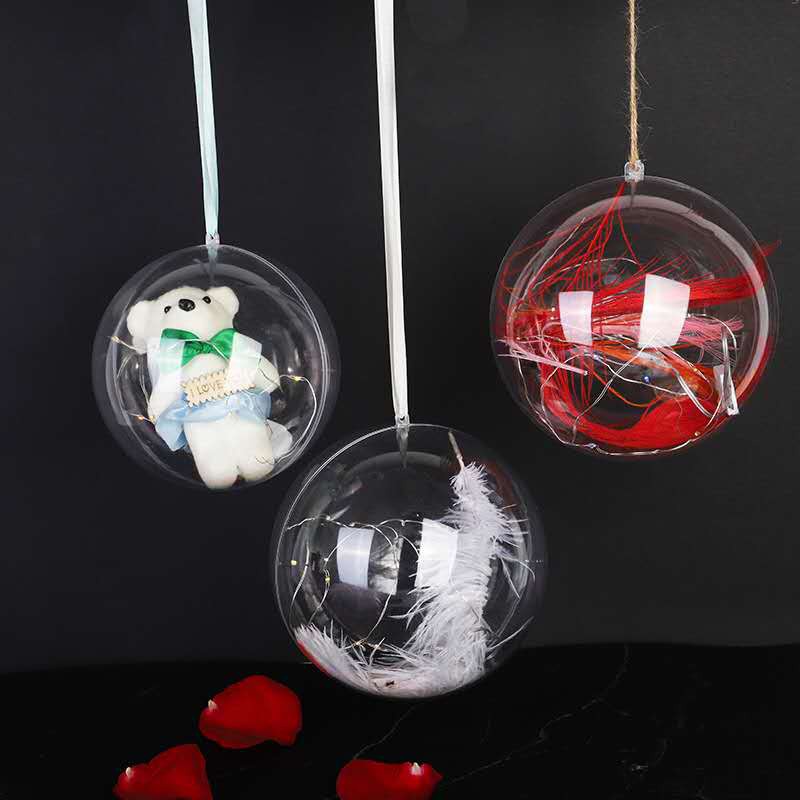 5 Quả Cầu Nhựa Trong Suốt Dùng Đựng Kẹo