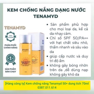 KEM CHỐNG NẮNG TENAMYD