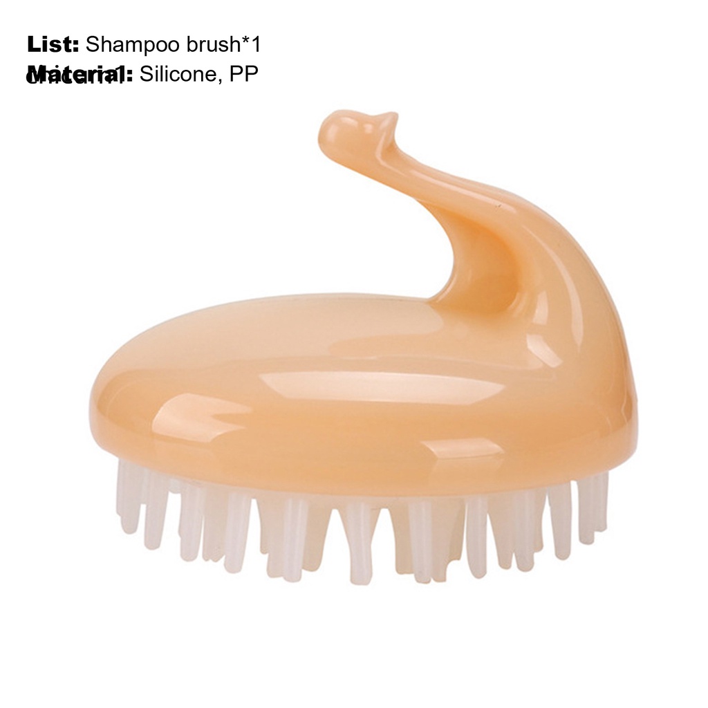 [Hàng mới về] Bàn chải mát xa da đầu thiết kế nhỏ gọn tiện dụng