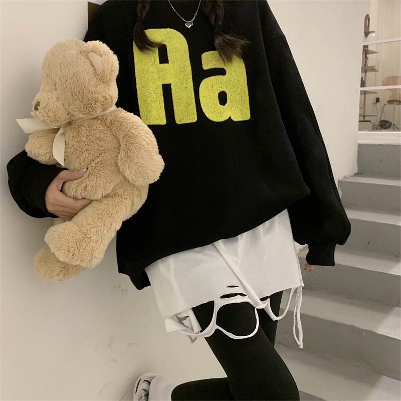 Chân váy ngắn Zhelihangfei kiểu rách cá tính trẻ trung thời trang