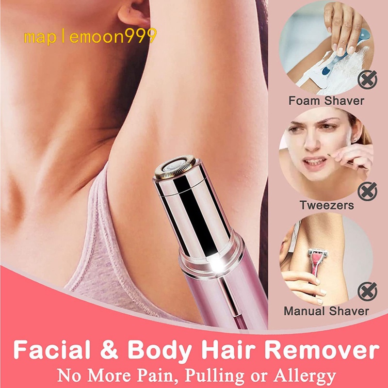 Máy Tẩy Lông Mặt Không Đau Sạc USB Tiện Dụng