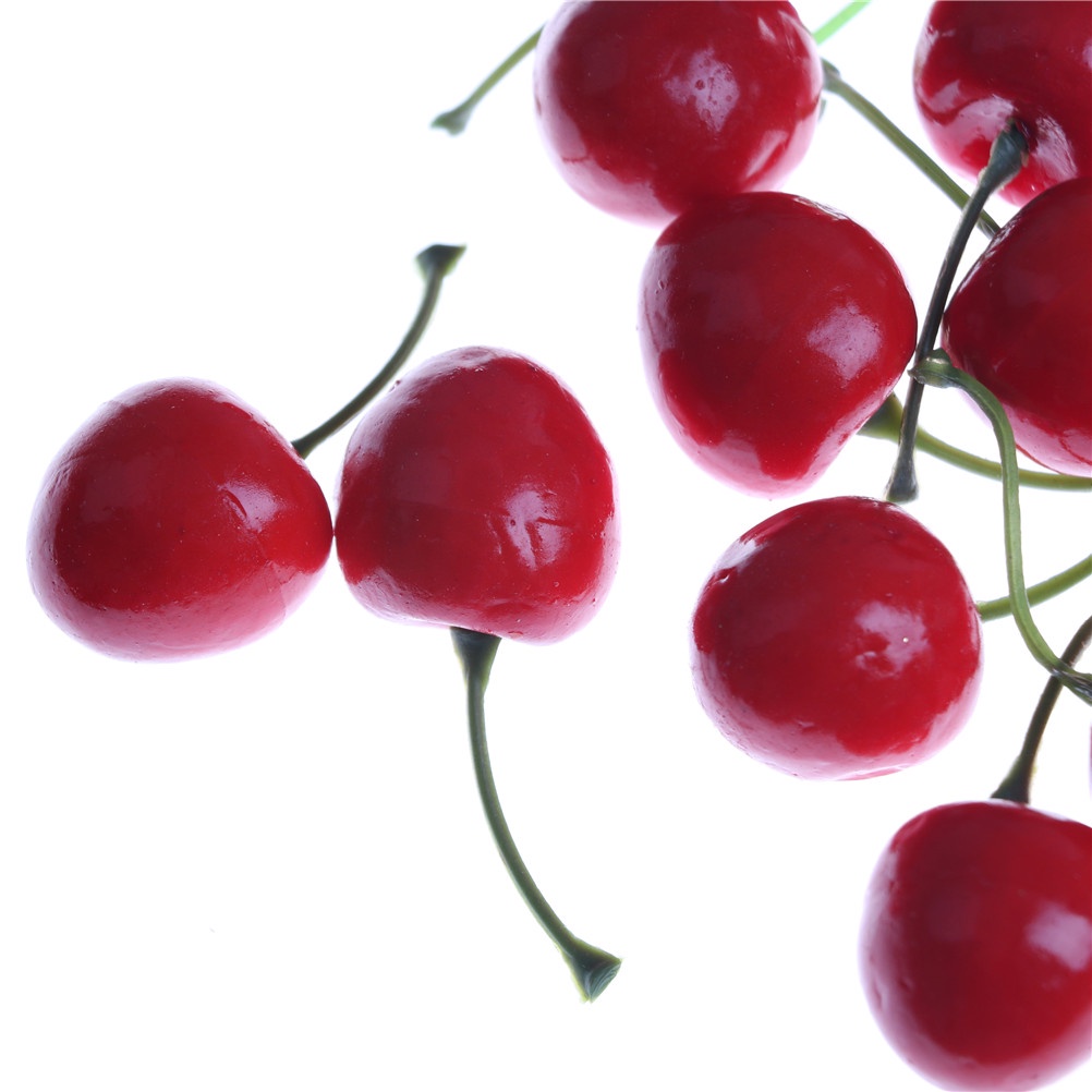 Bộ 10 Trái Cherry Giả Mini Trang Trí Nhà Bếp