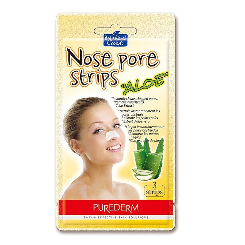 Mặt Nạ Lột Mụn Cám Mũi Nha Đam Nose Pore Strips Aloe #23