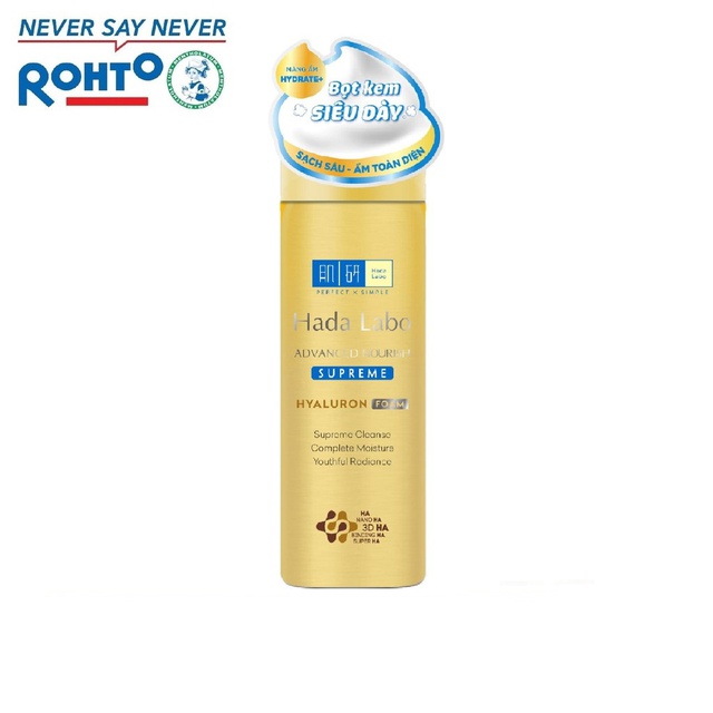 [Mã FMCGMALL -8% đơn 250K] Bọt kem rửa mặt dưỡng ẩm toàn diện Hada Labo Advanced Nourish Supreme Foaming Wash 100g | BigBuy360 - bigbuy360.vn