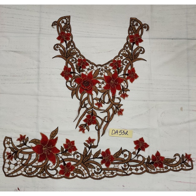 Cổ kèm lại áo mã DA532