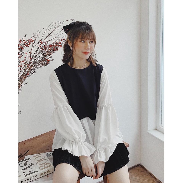 Áo bầu thời trang chất thô đũi cực mát