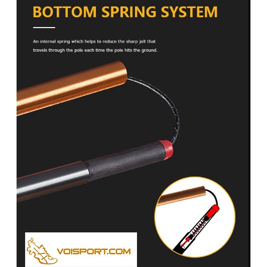 Gậy Aonijie E4102 leo núi chạy trail gấp khúc