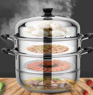 Bộ Nồi Hấp 3 Tầng Đa Năng