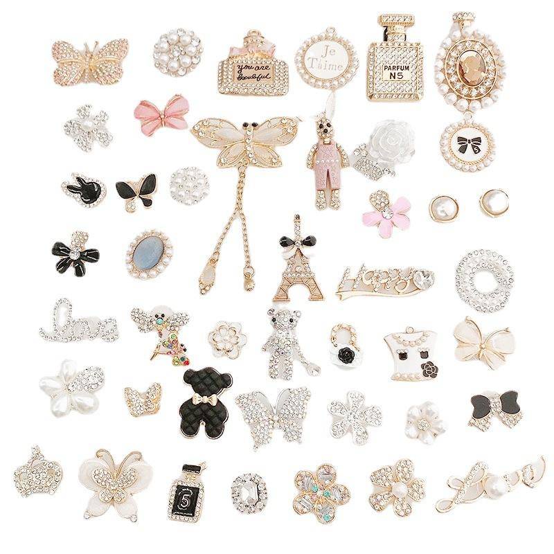 Sticker crocs Shoe Decoration for crocs đế caoBộ 10,15,20 Cái Khóa Cài Giày Nước Hoa Ngọc Trai Nhỏ Ngẫu Nhiên DIY Có Thể Tháo Rời Trang Trí Giày Trang Trí Tiệc