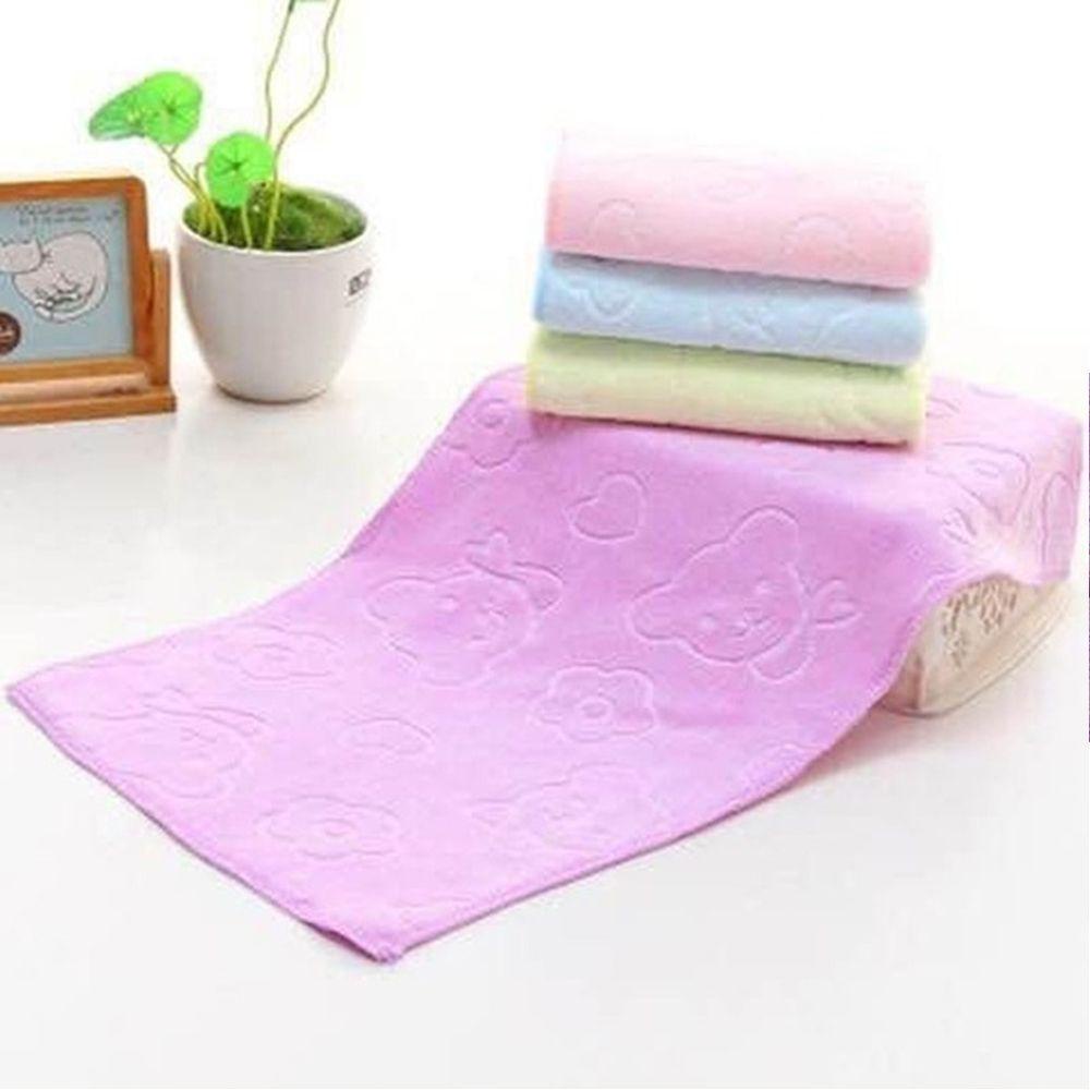 Soft towel Comfort Absorbent Shower Cloth Bear Shape Microfiber Durable Antibacterial Dry Body/Multicolor