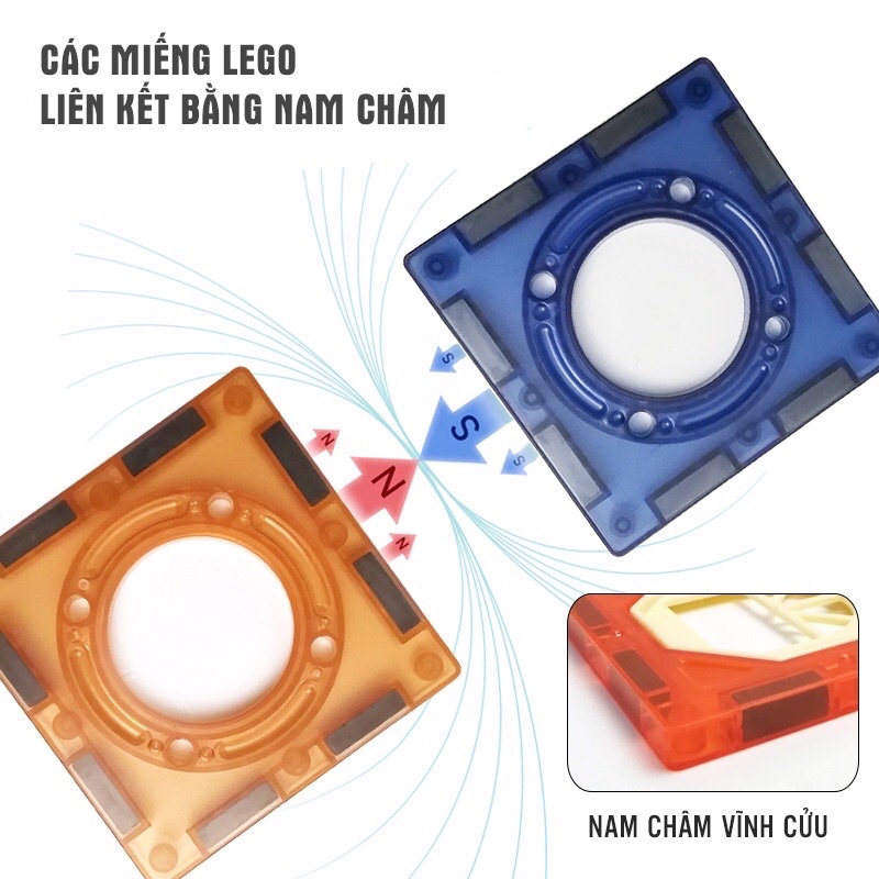 Đồ Chơi Nam Châm Ma Thuật Thả Bóng 73PCS