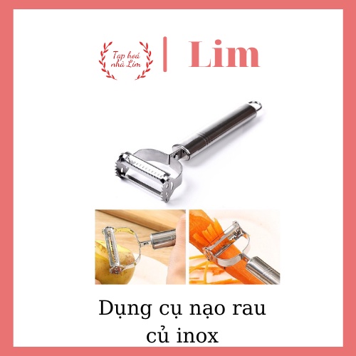 Dụng cụ bào gọt (nạo) củ quả đa năng bằng inox thép không gỉ