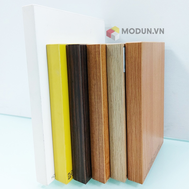 Tấm ván lẻ MVL-001-12 MODUN.VN- màu trắng, chống ẩm, cắt theo yêu cầu, dày 12mm, đã dán cạnh