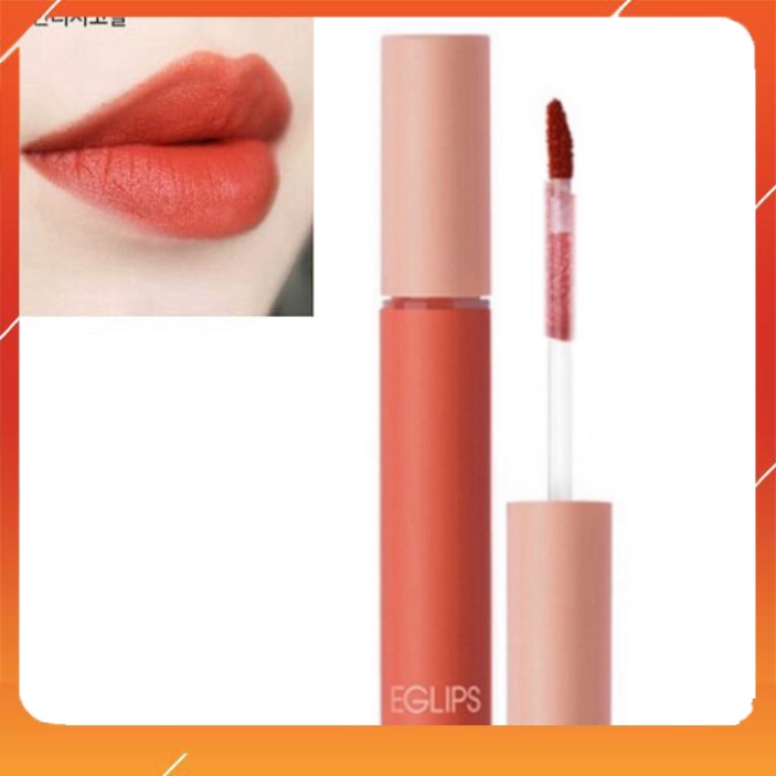 (Chính Hãng) Son kem Eglips Fit Tint siêu lì 4g - 02 Vintage Coral - Màu cam san hô