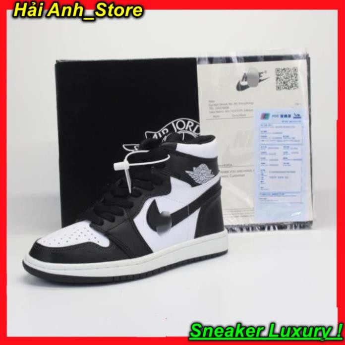 [ XẢ KHO THANH LÝ ] 🔥giày thể thao sneaker 🔥Air Jordan panda JD cao đen trắng cao cấp full  box