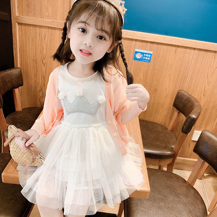 Đầm công chúa phong cách Hàn Quốc thời trang mùa hè cho bé gái