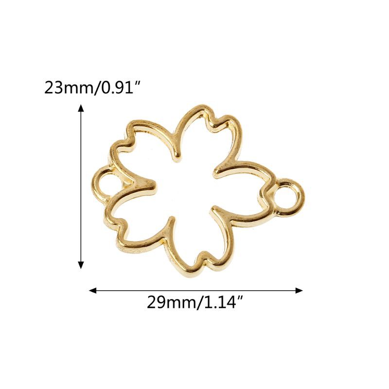 Set 10 Mặt Dây Chuyền Hình Hoa Anh Đào Xinh Xắn Đáng Yêu