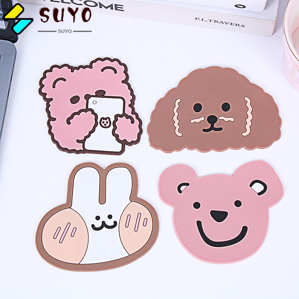 Tấm Lót Bàn Ăn Cách Nhiệt Chống Trượt Hình Động Vật Hoạt Hình Dễ Thương