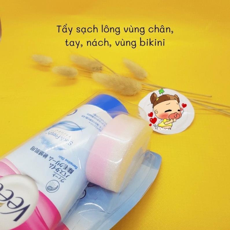 Kem Tẩy Lông Veet Cho Vùng Tay - Chân - Vùng bikini và Dưới Cánh Cho Da Thường Da Nhạy Cảm 150G Nhật Bản