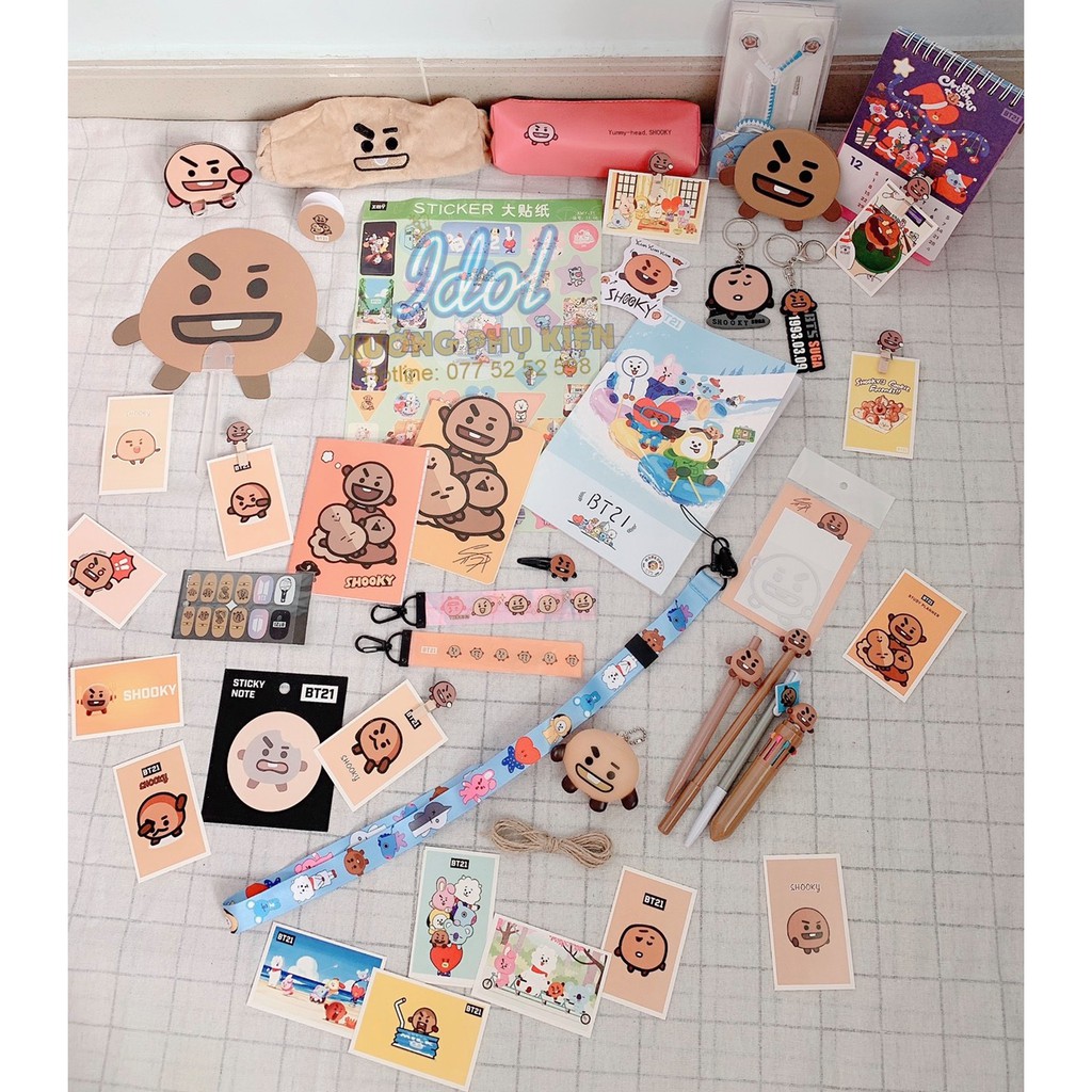 Combo phụ kiện 29 món Cooky Tata Chimmy Shooky Mang Koya RJ