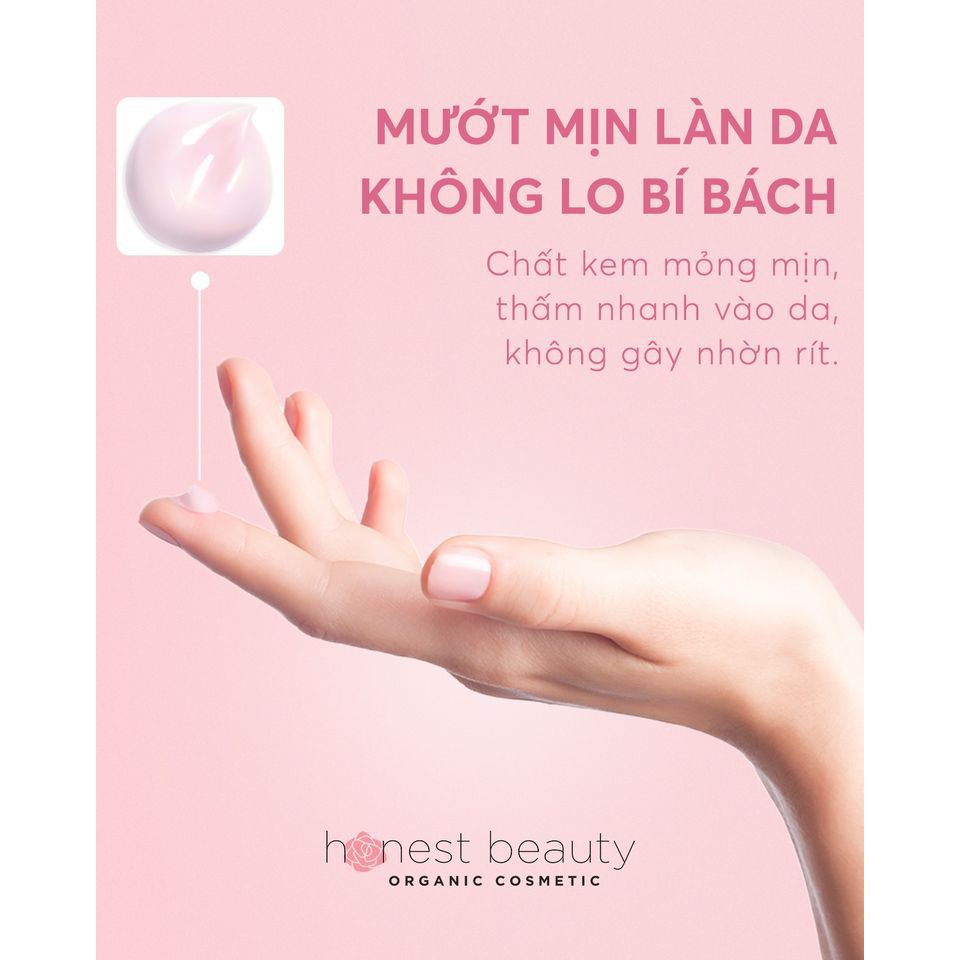 Kem dưỡng da tạo má Hồng hữu cơ, tự nhiên không make up HONEST BEAUTY LIKE A ROSE