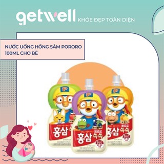 [XẢ DATE] NƯỚC UỐNG HỒNG SÂM PORORO - 100ML