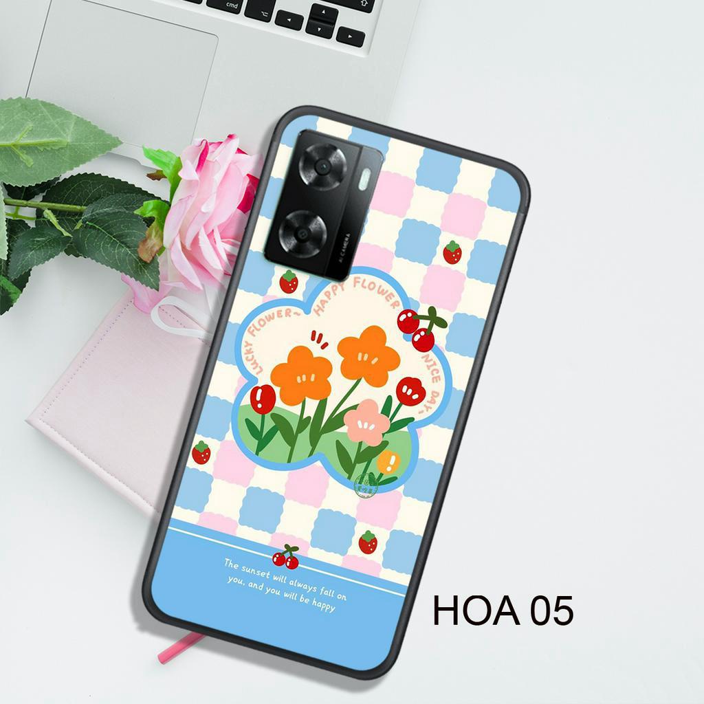 Ốp Lưng  OPPO A57 5G - A57 4G (2022) - A36/A76 4G - Realme 9 - Realme 9i - Realme 9 Pro , In Hình HOA, Màu Sắc Bắt Mắt.
