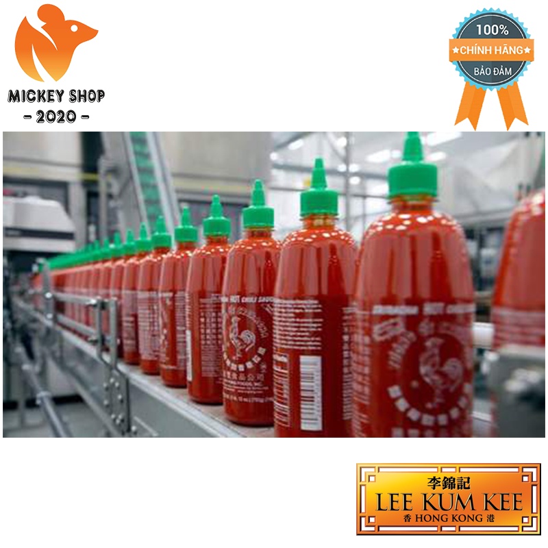 [ MADE IN USA ] Tương Ớt Sriracha Huy Fong foods MADE IN USA chai 482g, 793g