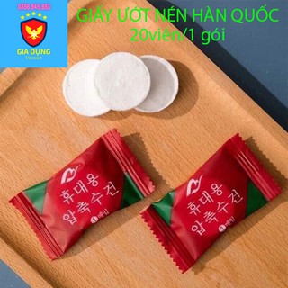 Giấy nén Hàn Quốc đa năng dạng viên kẹo - Thấm hút nước, mềm mại, 100% sợi tự nhiên, phù hợp mọi lứa tuổi