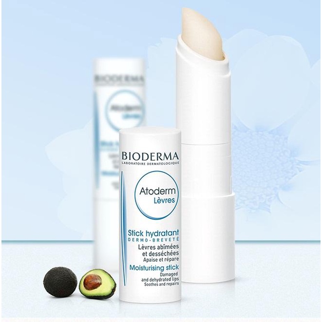Son dưỡng Bioderma Atoderm Stick Levres Pháp dưỡng ẩm làm mềm môi Linh Giang chính hãng