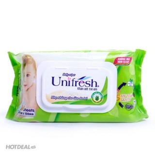 KHĂN GIẤY ƯỚT UNIFRESH 80  MIẾNG