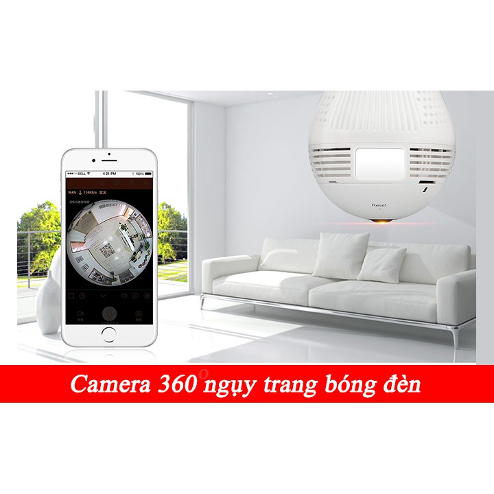 Camera WiFi YooSee BĐ 1080P - Góc Toàn Cảnh 360 Độ