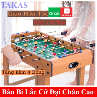 [ Size Lớn]Bàn bi lắc bóng đá 6 tay cầm loại to chân cao 69x37x62cm, chân thấp 69X37X24cm- Trò trơi giải trí tuyệt vời