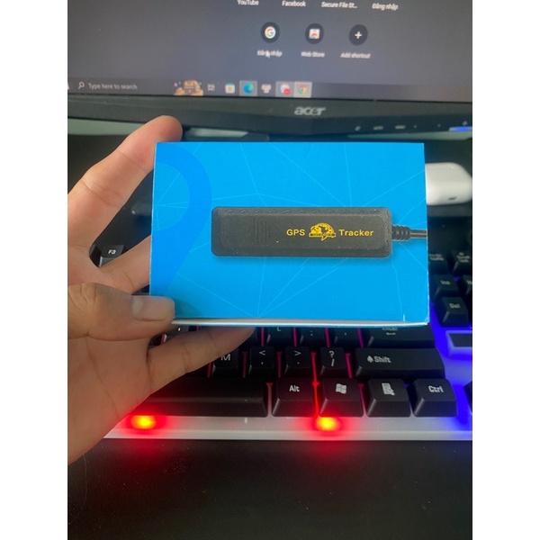 Đinh vị xe máy GPS TRACKER