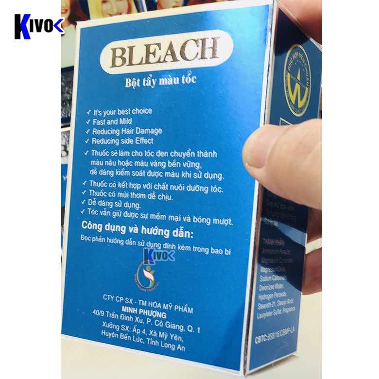 Bột Tẩy Tóc Màu Minh Phượng Bleach 20g - Tẩy Tóc Tại Nhà - Kivo