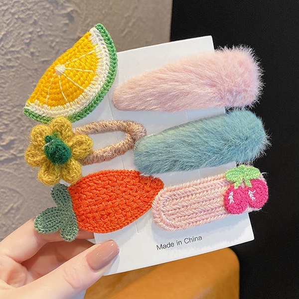 Kẹp Tóc Lông Nhung Kiểu Nhật Dễ Thương Xinh Xắn Dành Cho Nữ 2022