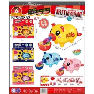 Heo làm mì bằng đất sét