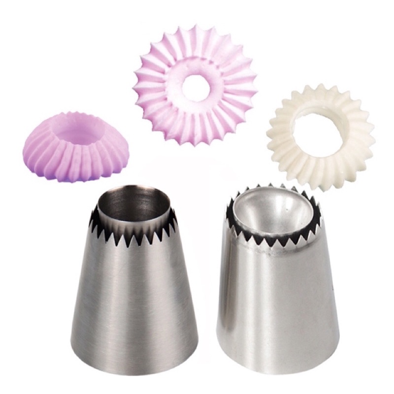 1 Đuôi bắt bông kem trang trí bánh bằng thép không gỉ