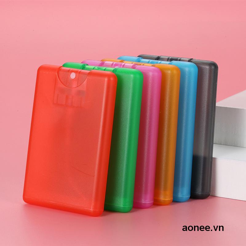 ✨✨Chai xịt ấn đựng cồn nước hoa nước xịt miệng dạng thẻ du lịch 20ml