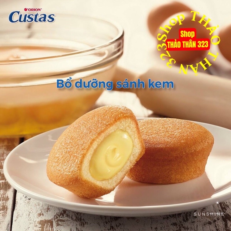 Bánh Custas Tiramisu Orion Mới và Nhân Kem Các Loại Đủ Vị