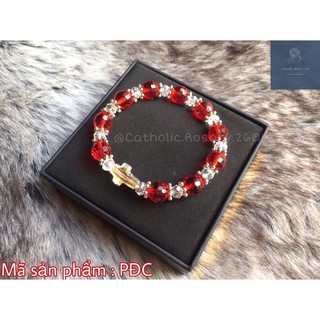 Chuỗi Mân Côi đá pha lê , tràng hạt lần kinh cầu nguyện