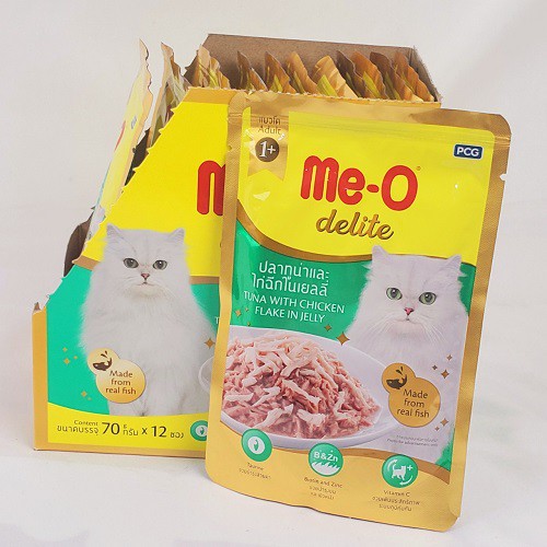[CHÍNH HÃNG] PATE ME-O DELITE CHO MÈO - GÓI 70GR