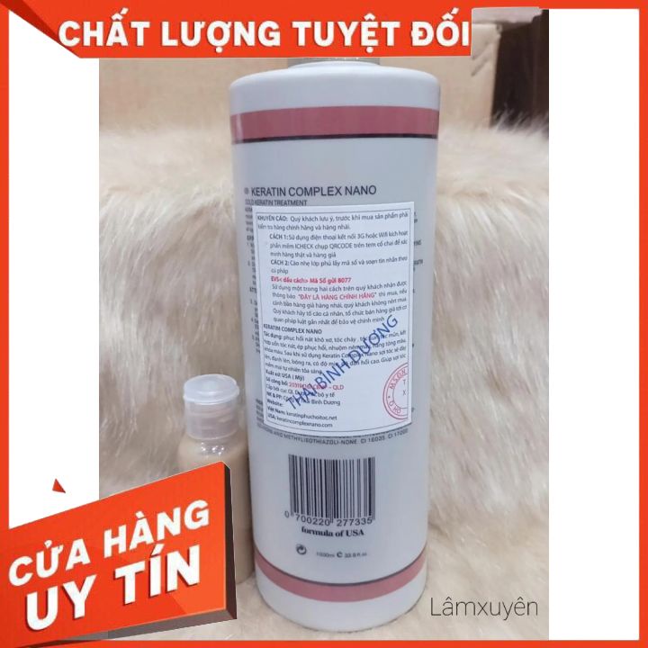Keratin Complex Nano thủy phân (chai chiết 50 ml )