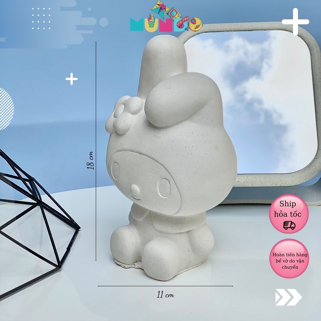 Tượng tô màu cao cấp SIZE XL Melody, tượng thạch cao MUNDO
