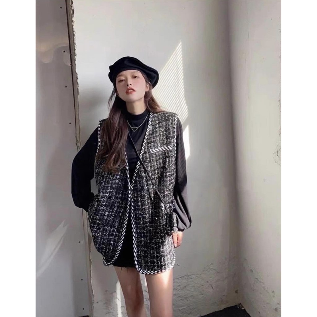 Set dạ tweed nữ 3 món siêu xinh | BigBuy360 - bigbuy360.vn