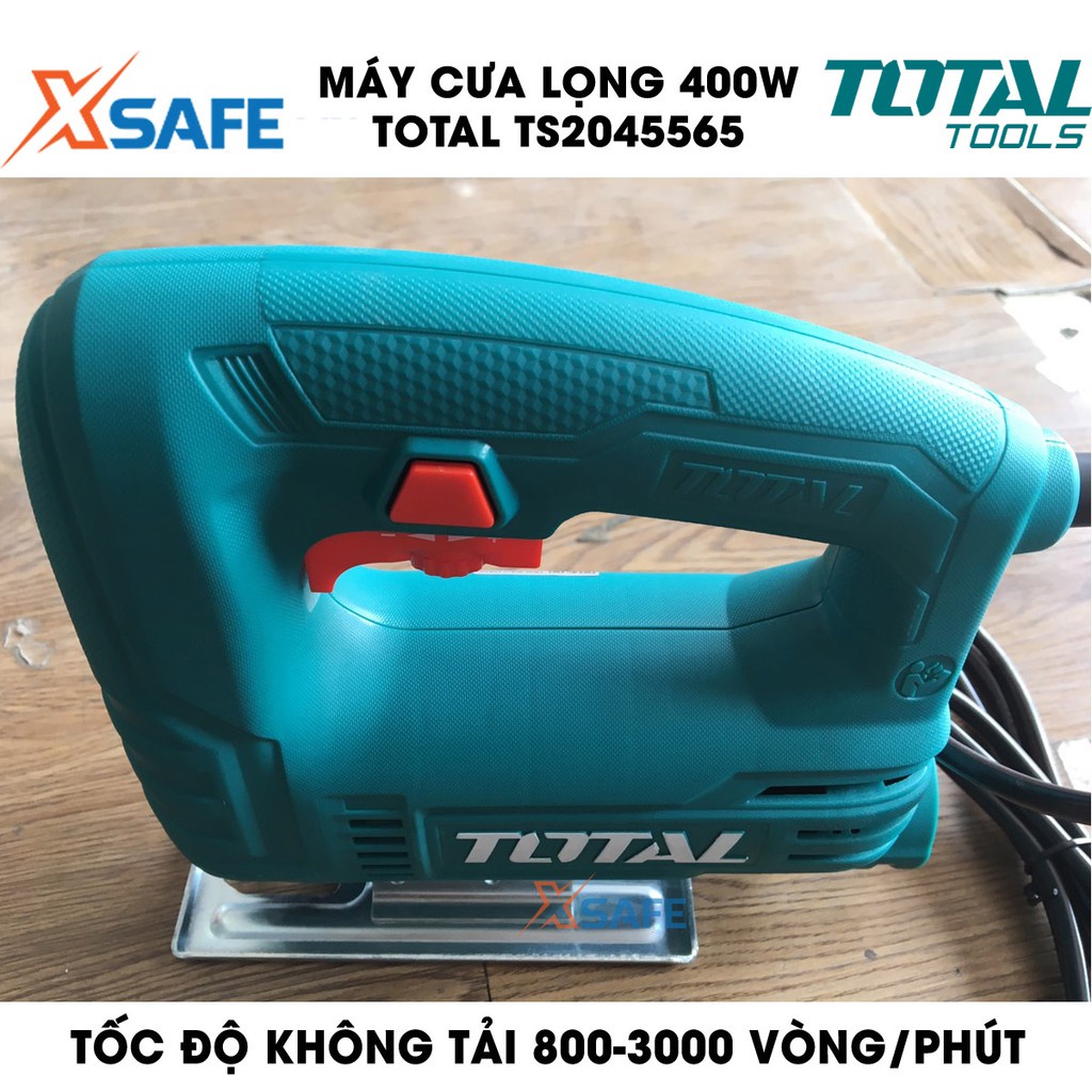 Máy cưa lọng 400W TOTAL TS2045565 Tặng kèm 1 lưỡi cưa lọng đóng gói trong hộp màu Máy cưa lọng Total công suất 400W