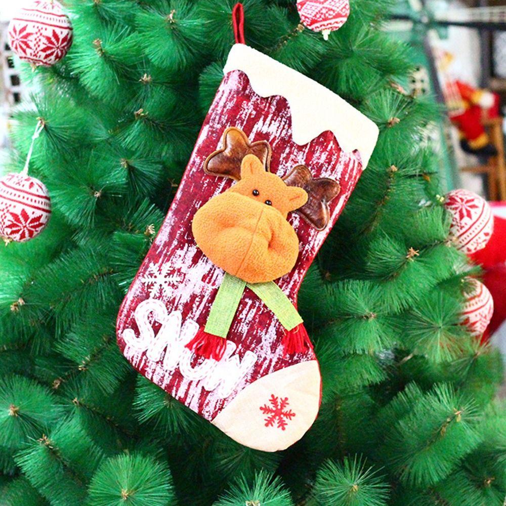 CONOPERY Vớ Treo Trang Trí Cây Thông Giáng Sinh Hình Ông Già Noel DIY