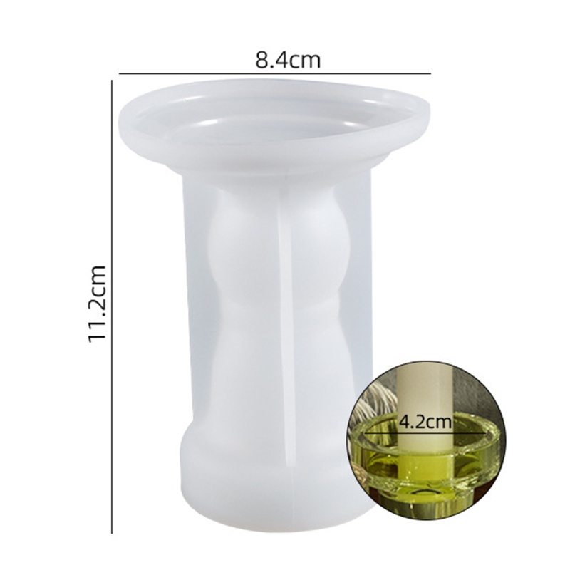 Khuôn Silicone Làm Giá Đỡ Đèn Cầy/Gạt Tàn Thuốc Bằng Nhựa Epoxy UV Thủ Công