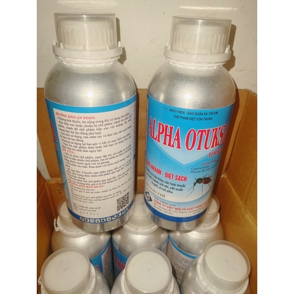 Thuốc muỗi nhúng màn gấp đôi hàm lượng alpha otuksa 100EC