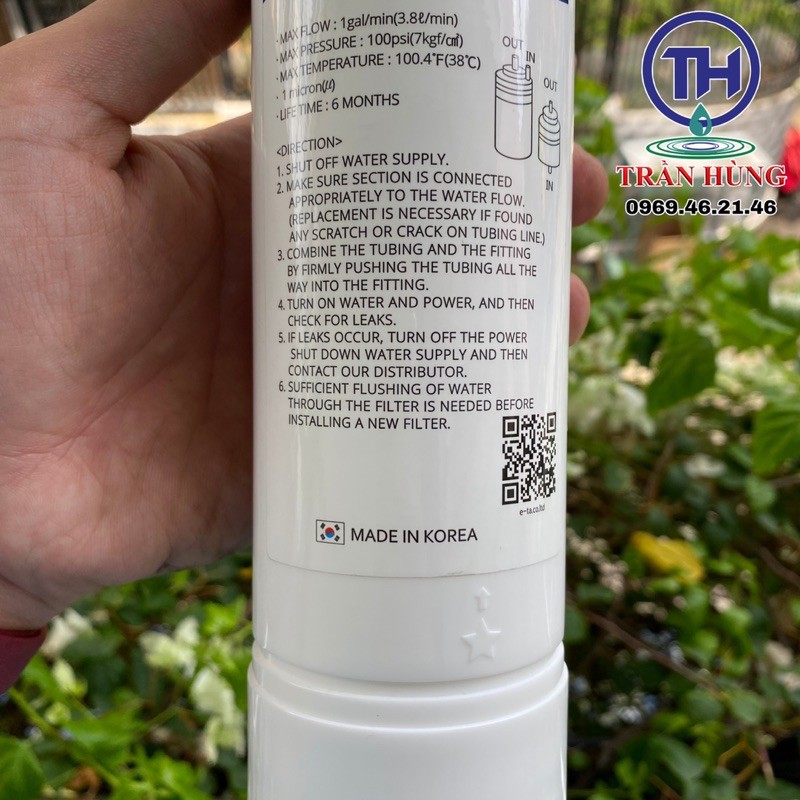 Lõi Lọc Sediment Hàn Quốc Chữ I - Lõi Lọc Nước SED Cây Nóng Lạnh Nhập Khẩu Từ Hàn Quốc